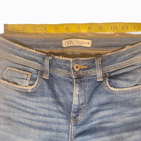 Zara Mid Rise Stretchy Skinny Jeans - Picture 5 of 7